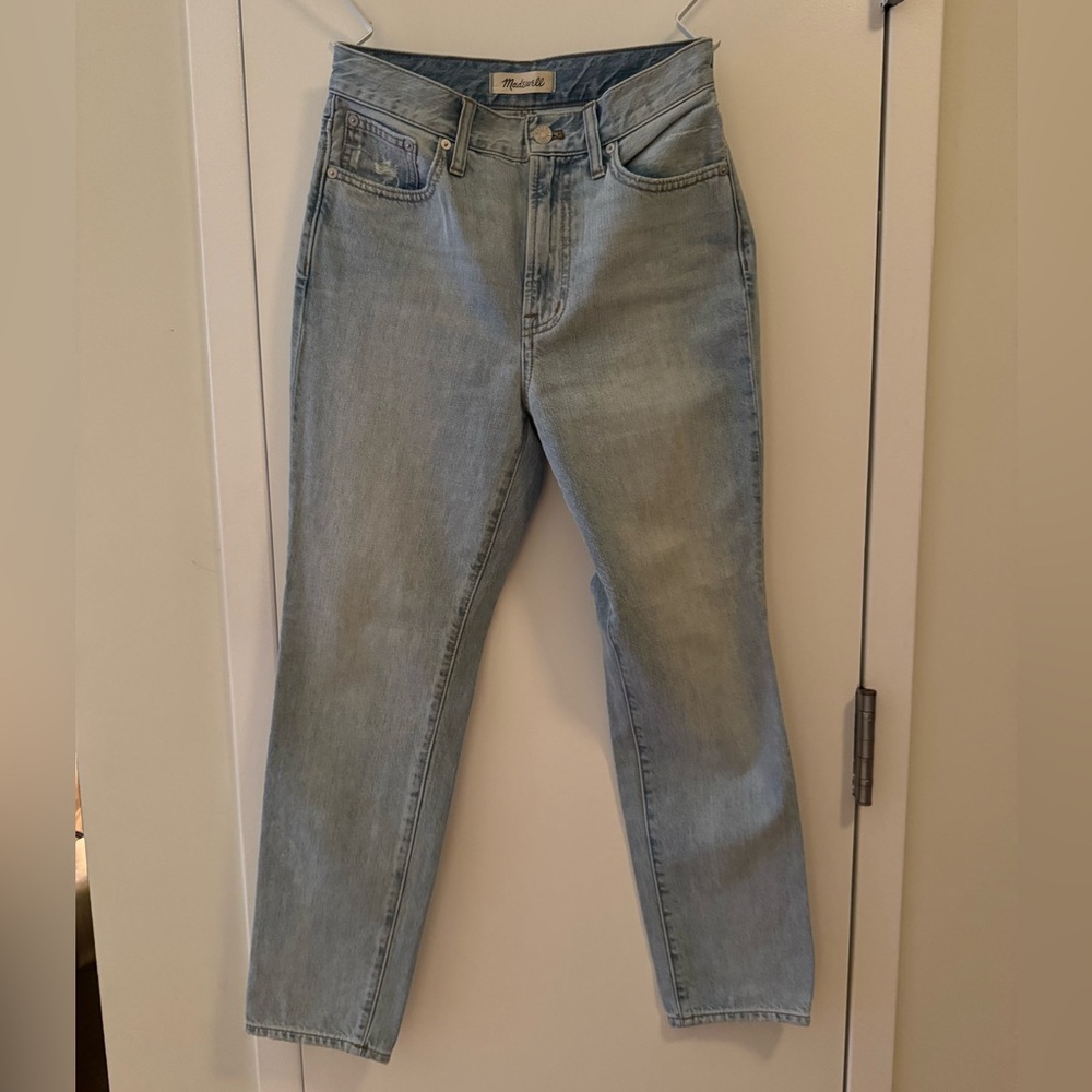 Madewell size 25 light wash jeans